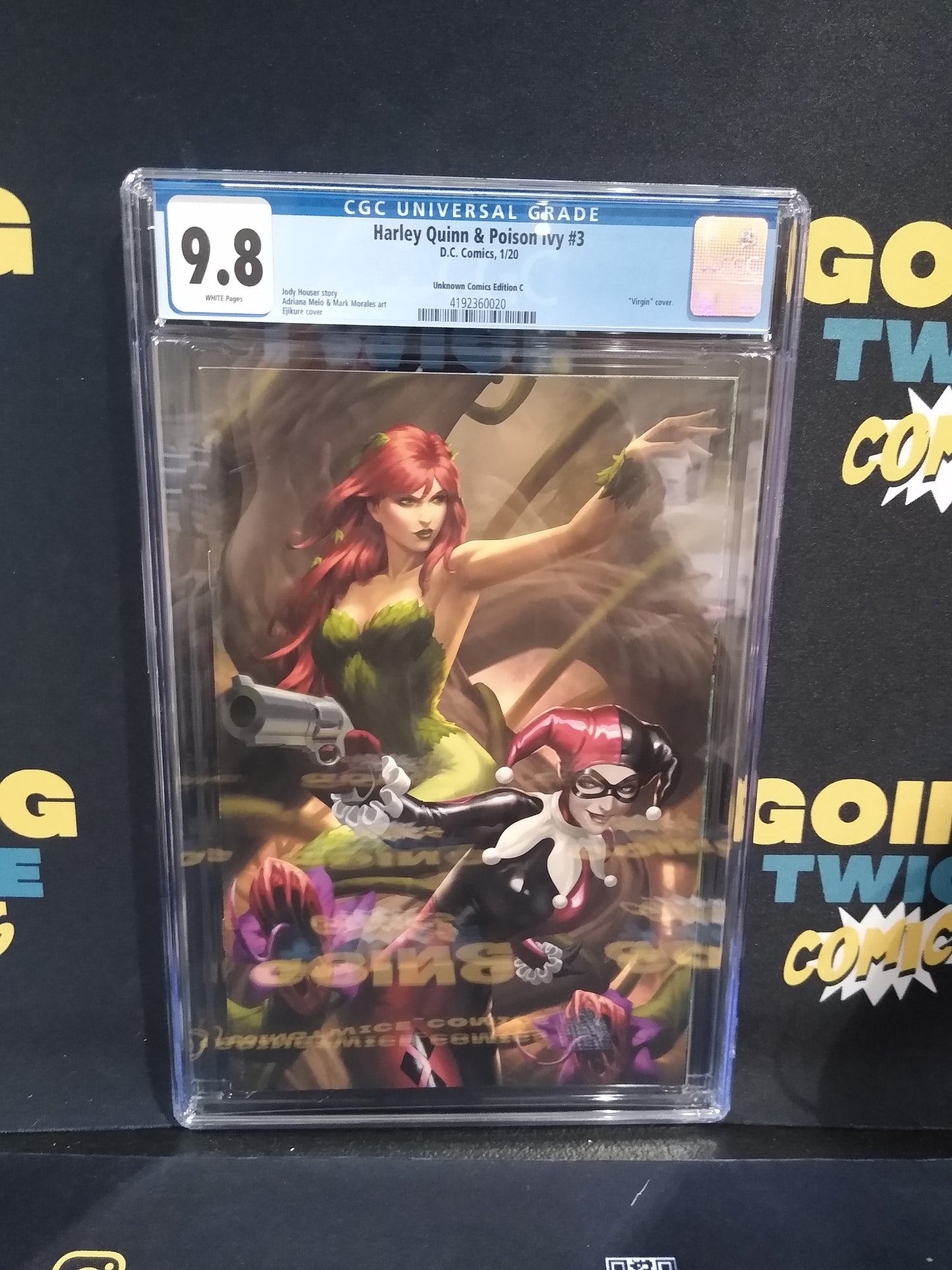 Harley Quinn & Poison Ivy Unknown Variant C DC Comic #3 Graded CGC 9.8