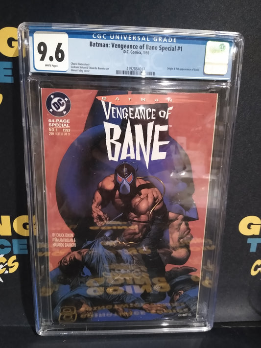 Batman: Vengeance of Bane Special DC Comic #1 Graded CGC 9.6