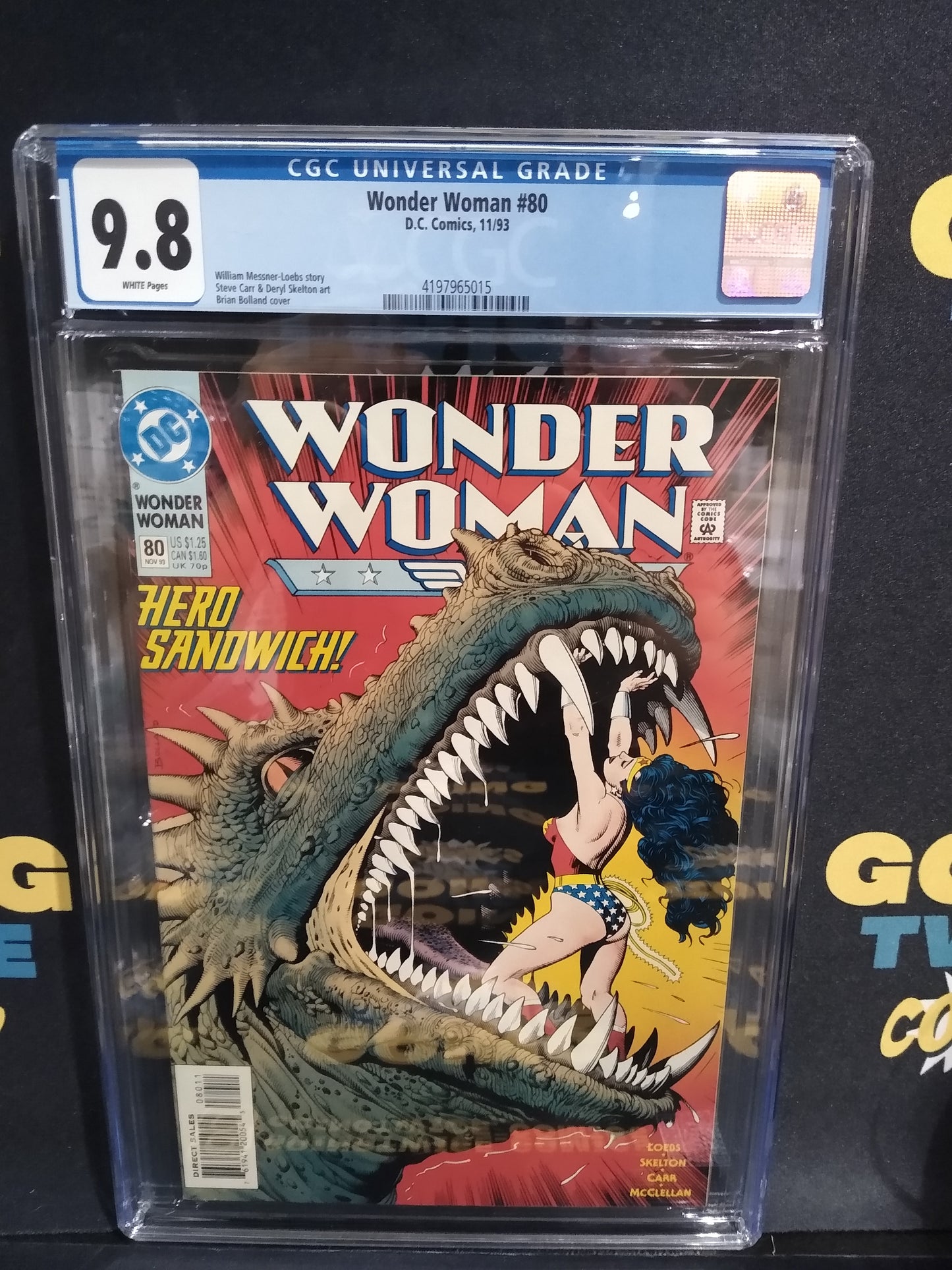 Wonder Woman DC Comic #80 Graded CGC 9.8