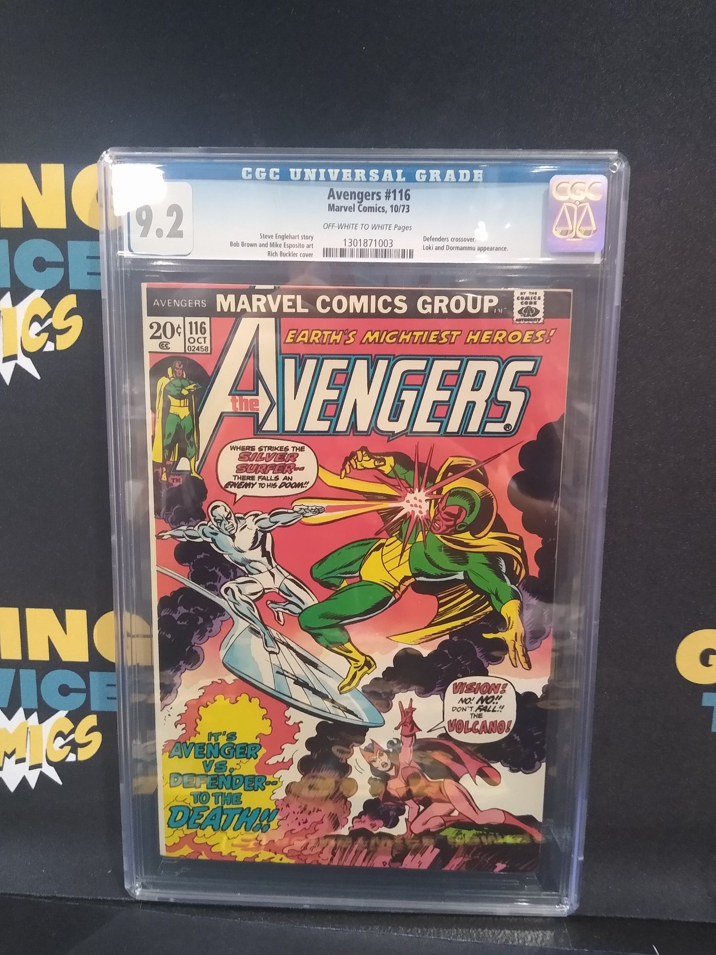 Avengers Marvel Comic #116 Graded CGC 9.2