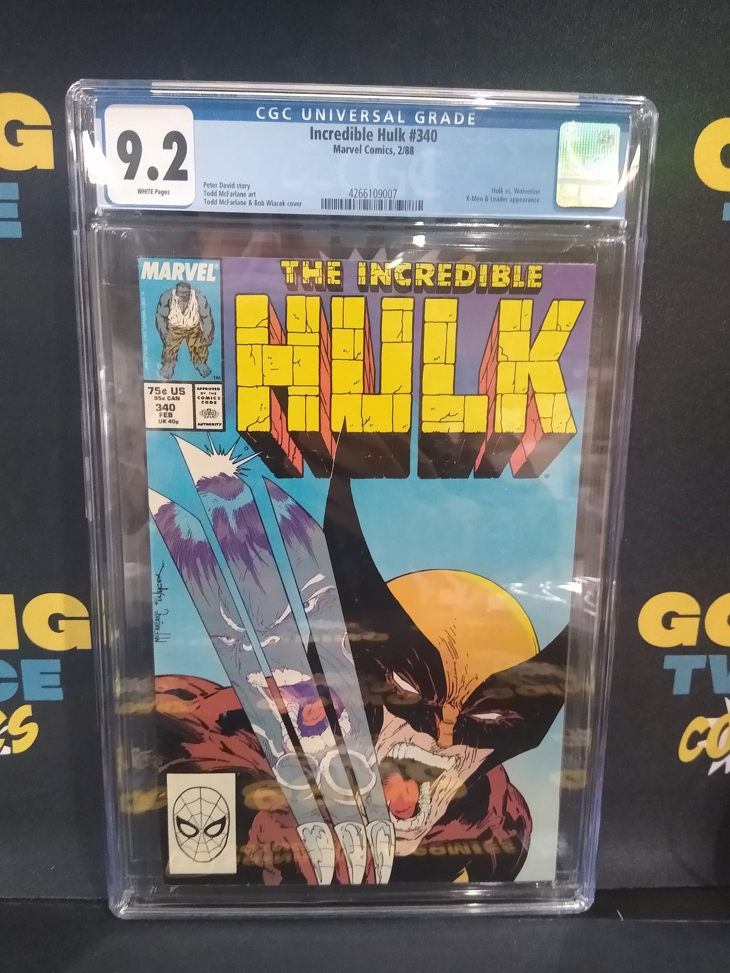 Incredible Hulk Marvel Comic #340 Graded CGC 9.2