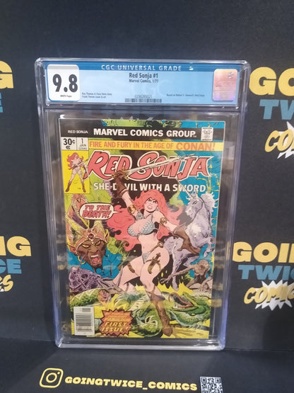 Red Sonja Marvel Comic #1 Graded CGC 9.8