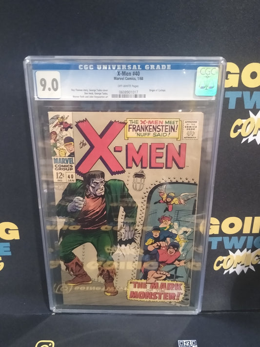 X-Men Marvel Comic #40 Graded CGC 9.0