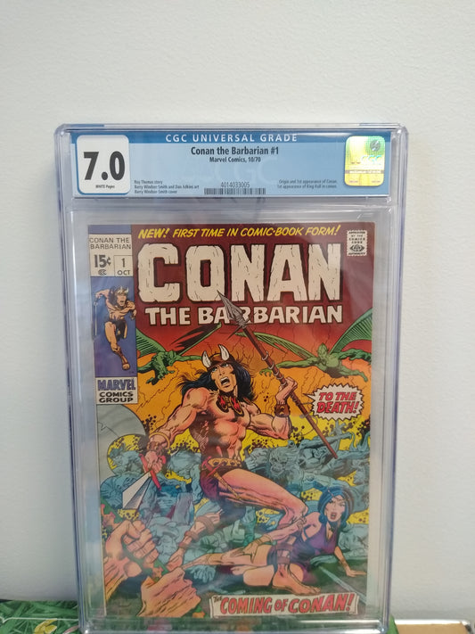 Conan the Barbarian Marvel Comic #1 Graded CGC 7.0