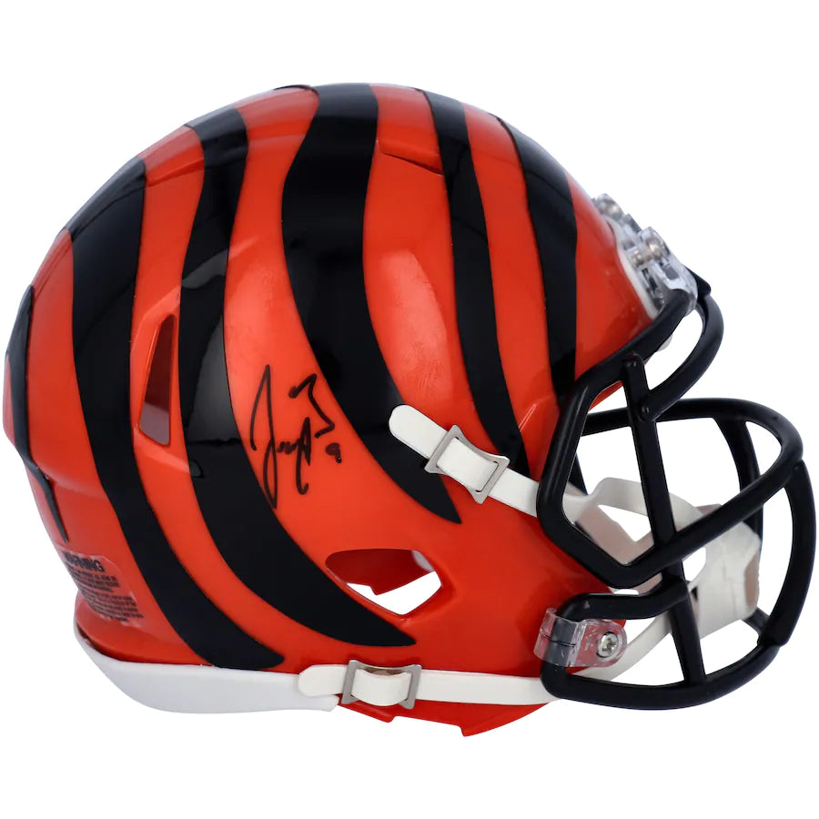 Fanatics Authentic Joe Burrow Cincinnati Bengals Autographed Riddell Speed Mini Helmet