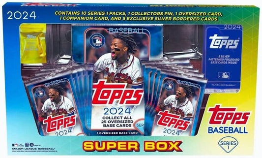 2024 Topps Series 1 Baseball Factory Sealed Super Box
