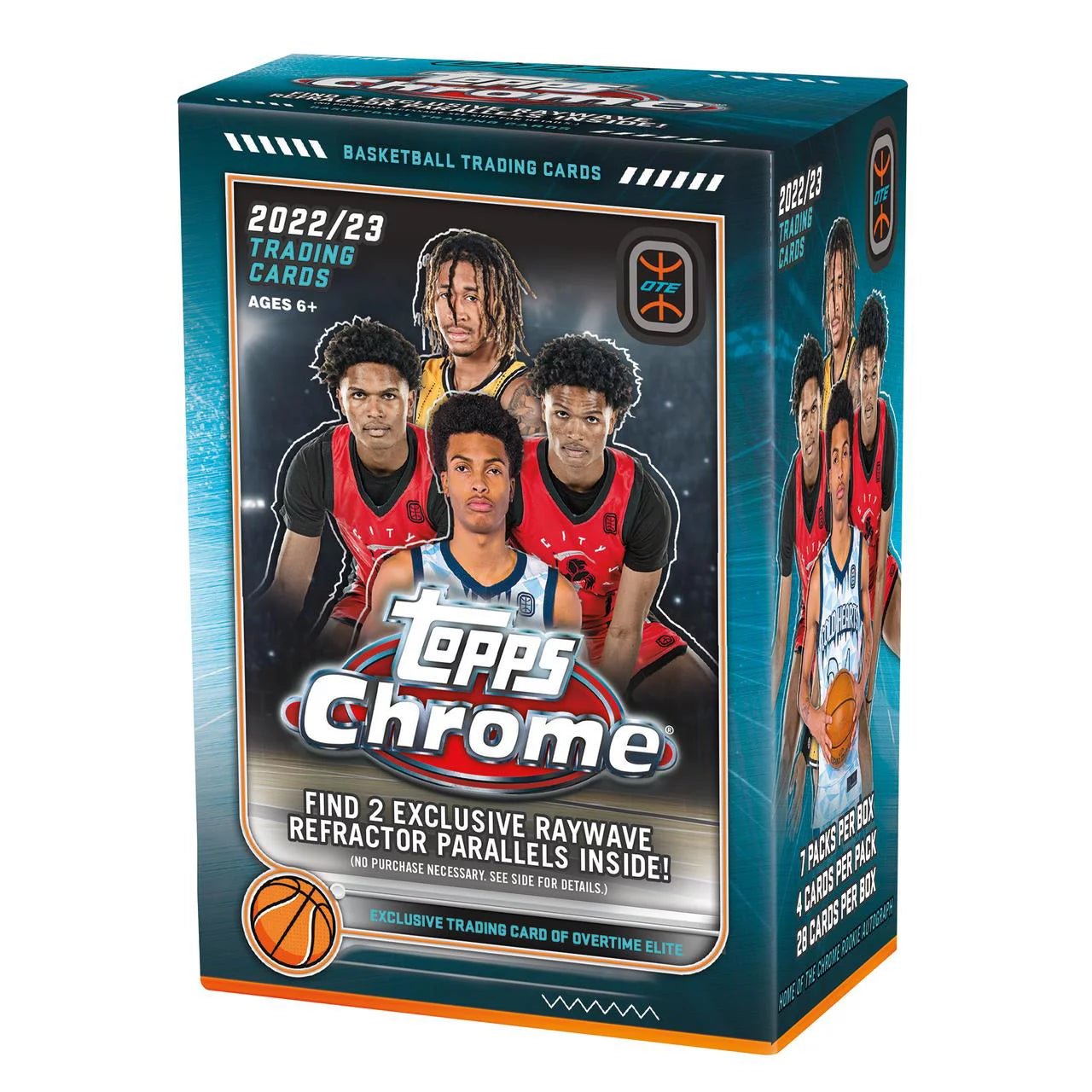 2022-23 Topps Chrome Overtime Elite Basketball Factory Sealed Value Box