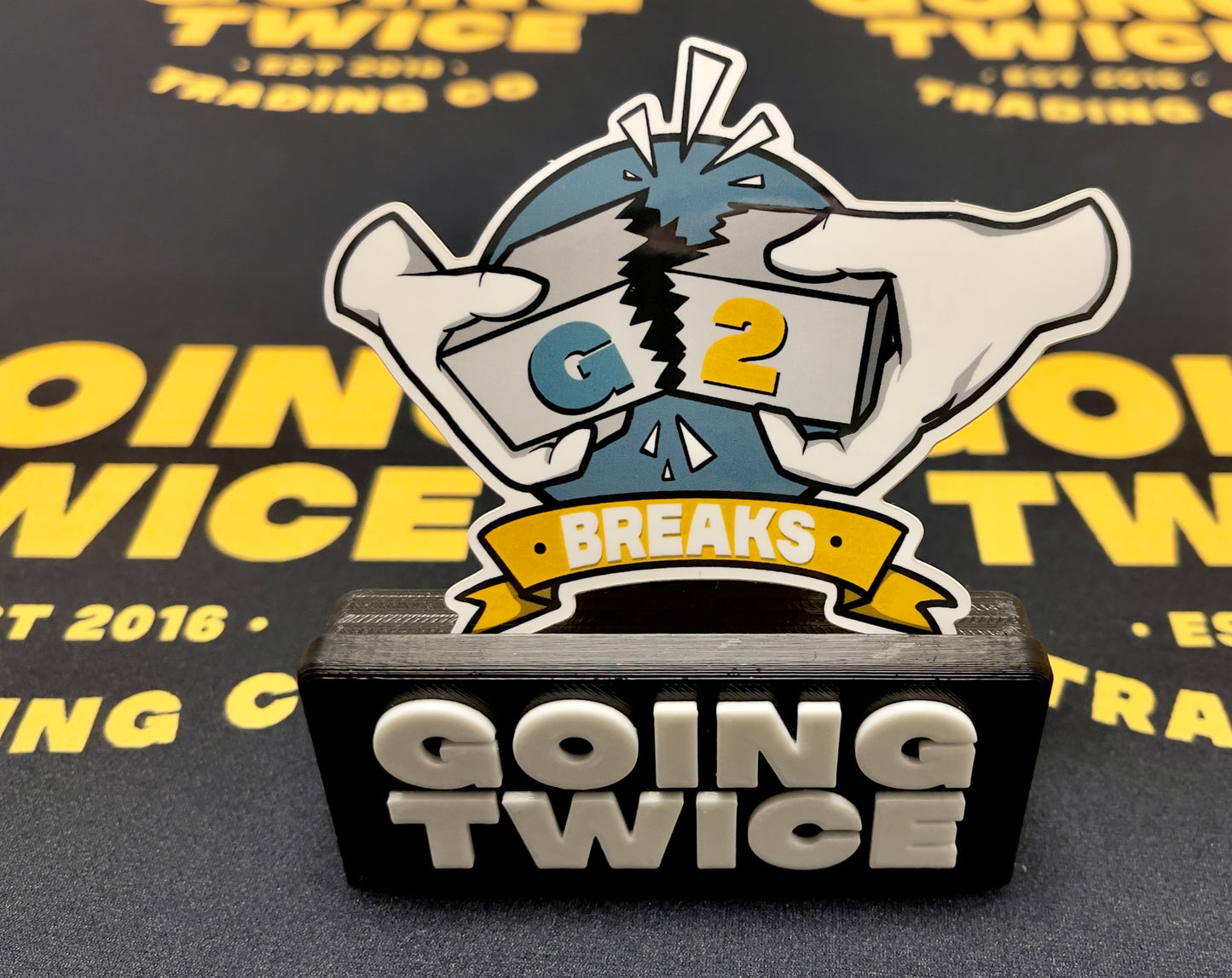 Going Twice Breaks Sticker