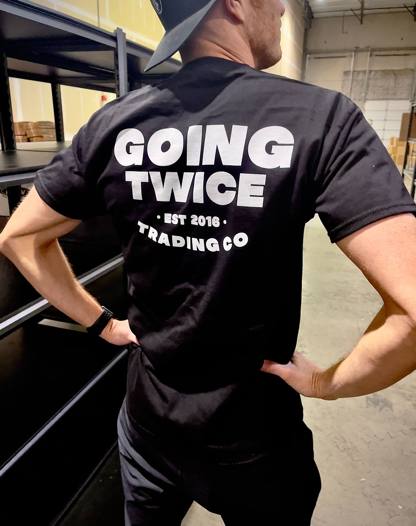Going Twice Logo T-Shirt - Black