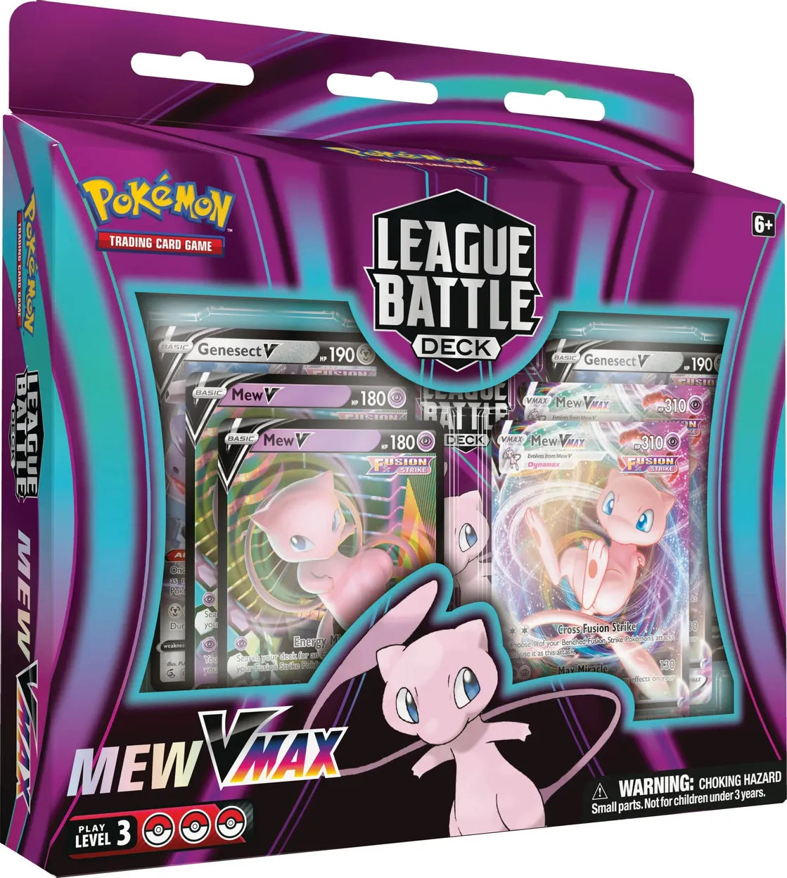 Pokemon Mew VMax  League Battle Deck Box